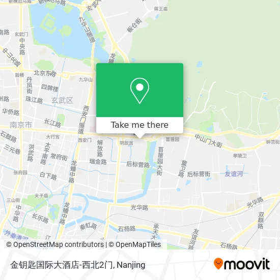 金钥匙国际大酒店-西北2门 map