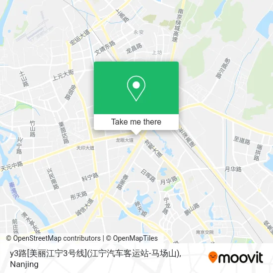 y3路[美丽江宁3号线](江宁汽车客运站-马场山) map