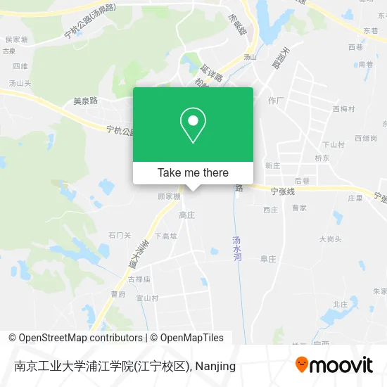 南京工业大学浦江学院(江宁校区) map