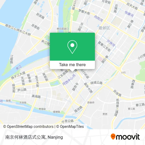 南京何林酒店式公寓 map