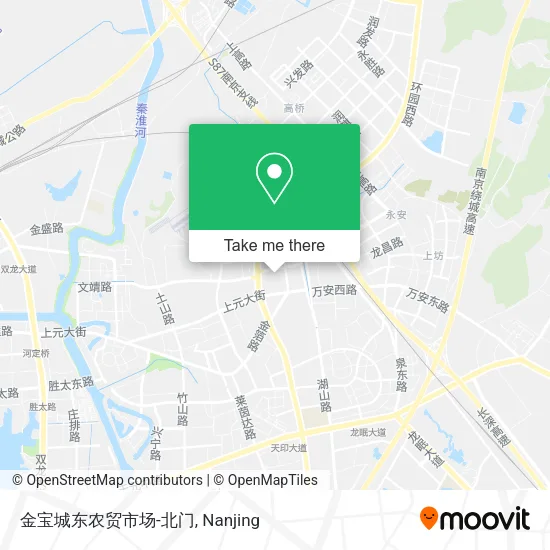 金宝城东农贸市场-北门 map