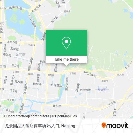 龙景国品大酒店停车场-出入口 map