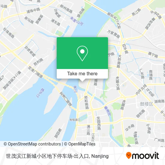 世茂滨江新城小区地下停车场-出入口 map
