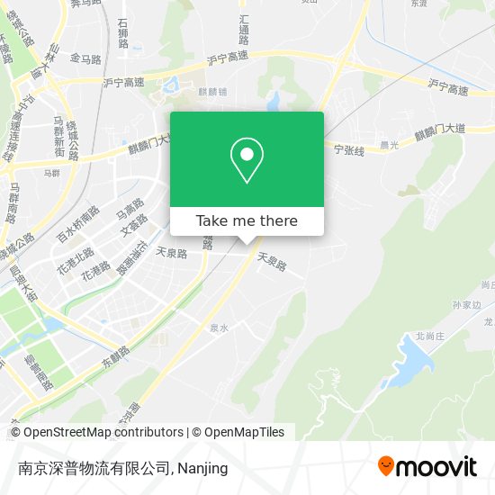 南京深普物流有限公司 map