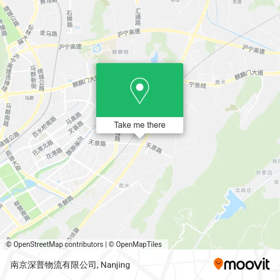 南京深普物流有限公司 map