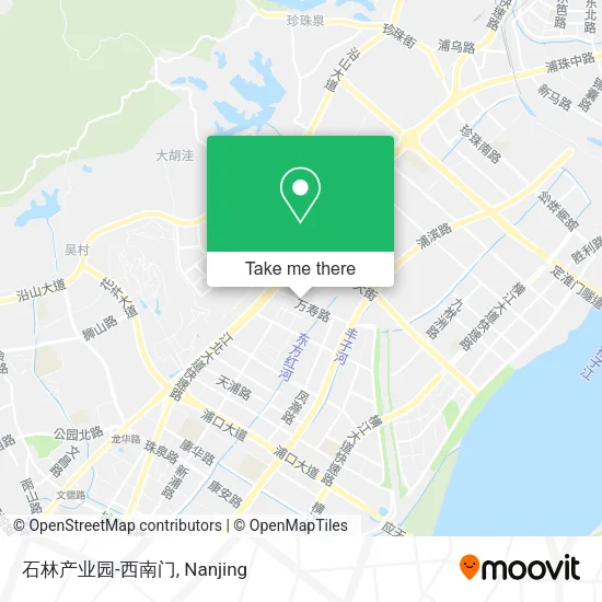 石林产业园-西南门 map