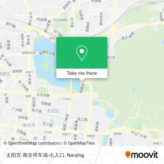 太阳宫·南京停车场-出入口 map