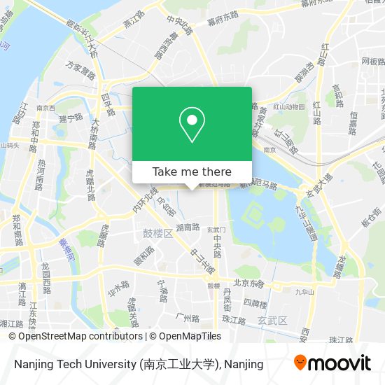 Nanjing Tech University (南京工业大学) map