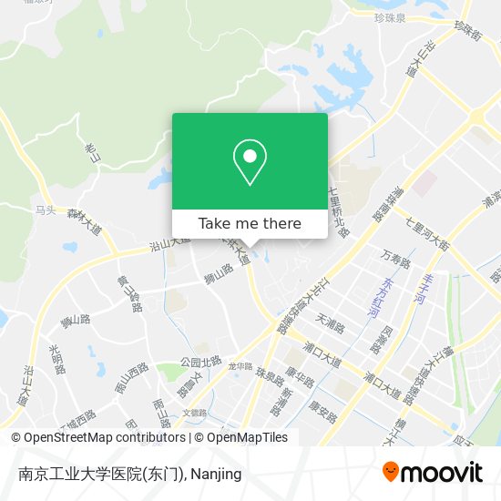 南京工业大学医院(东门) map