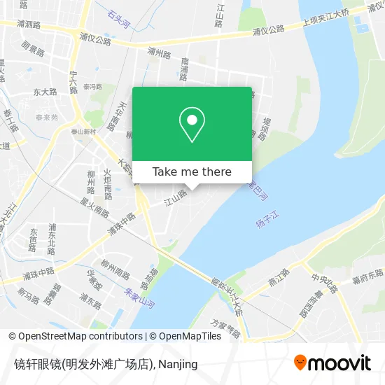 镜轩眼镜(明发外滩广场店) map