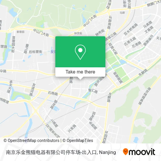 南京乐金熊猫电器有限公司停车场-出入口 map