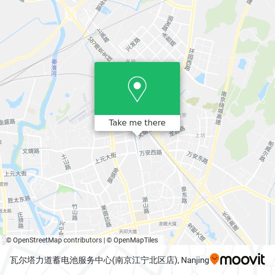 瓦尔塔力道蓄电池服务中心(南京江宁北区店) map