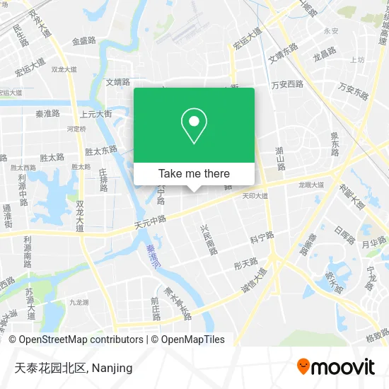 天泰花园北区 map