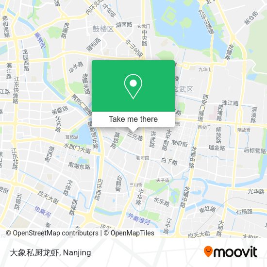 大象私厨龙虾 map