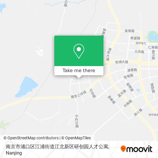 南京市浦口区江浦街道江北新区研创园人才公寓 map