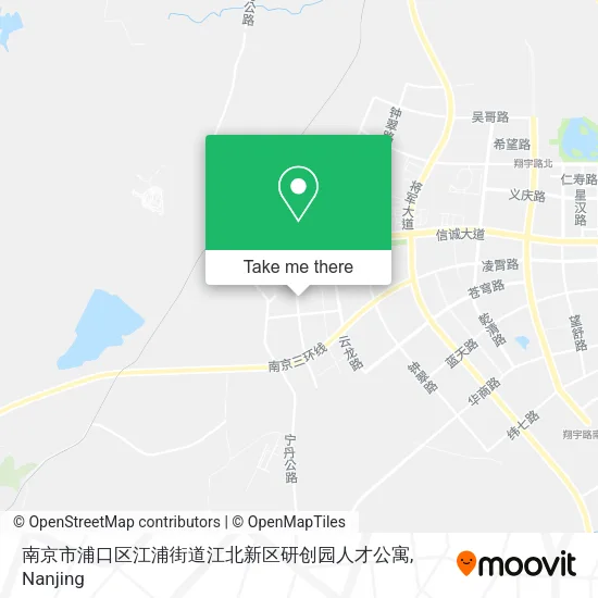 南京市浦口区江浦街道江北新区研创园人才公寓 map