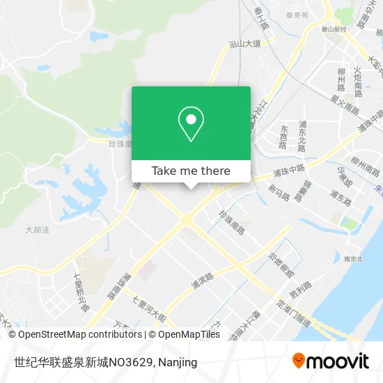 世纪华联盛泉新城NO3629 map