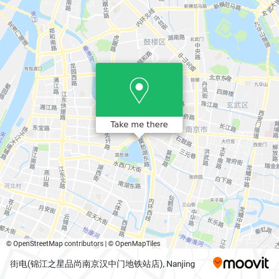 街电(锦江之星品尚南京汉中门地铁站店) map