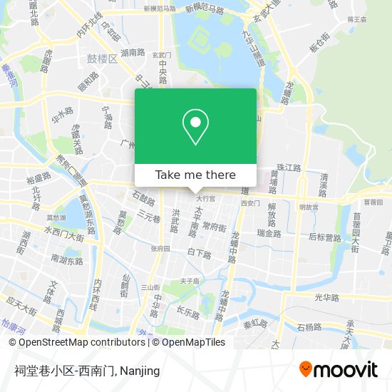 祠堂巷小区-西南门 map