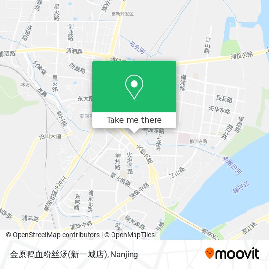 金原鸭血粉丝汤(新一城店) map