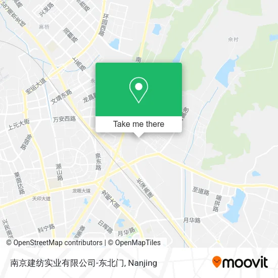 南京建纺实业有限公司-东北门 map