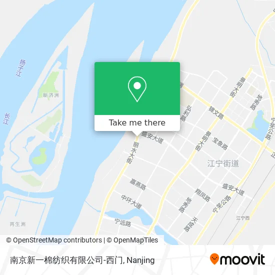 南京新一棉纺织有限公司-西门 map
