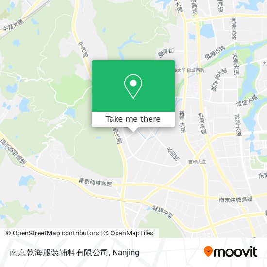南京乾海服装辅料有限公司 map