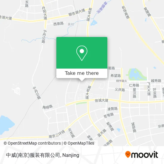 中威(南京)服装有限公司 map