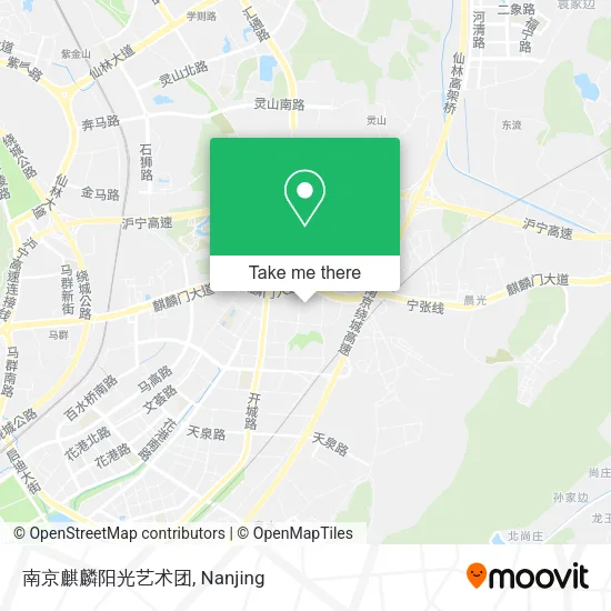 南京麒麟阳光艺术团 map