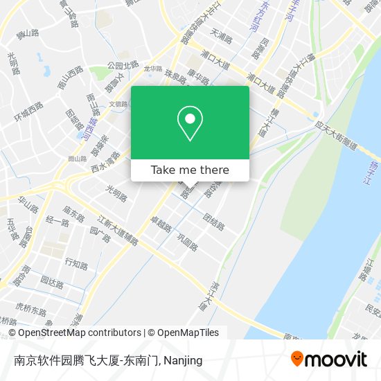 南京软件园腾飞大厦-东南门 map