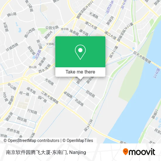 南京软件园腾飞大厦-东南门 map