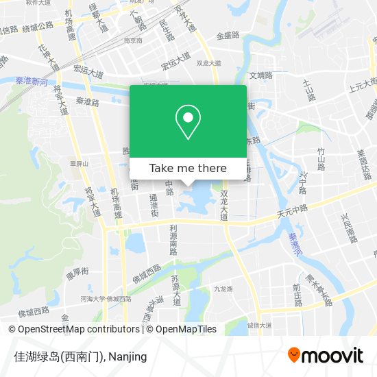 佳湖绿岛(西南门) map