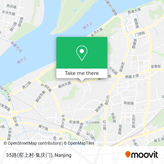 35路(窑上村-集庆门) map