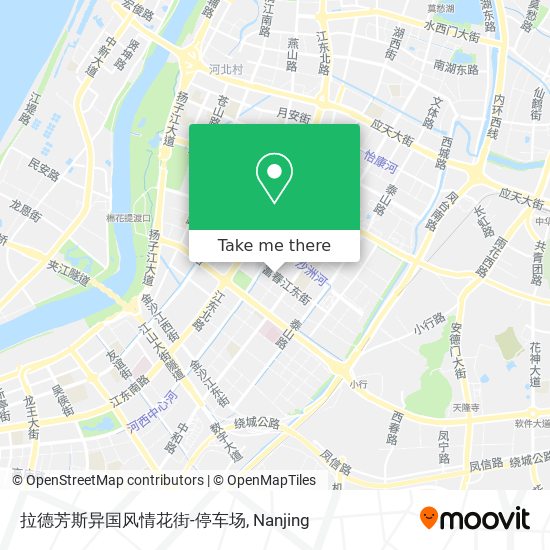 拉德芳斯异国风情花街-停车场 map