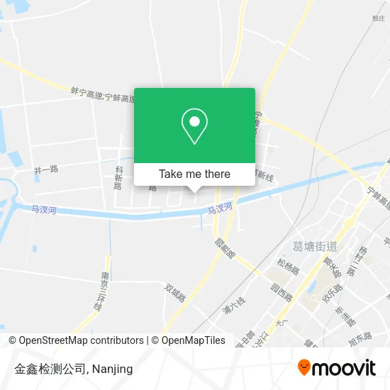 金鑫检测公司 map