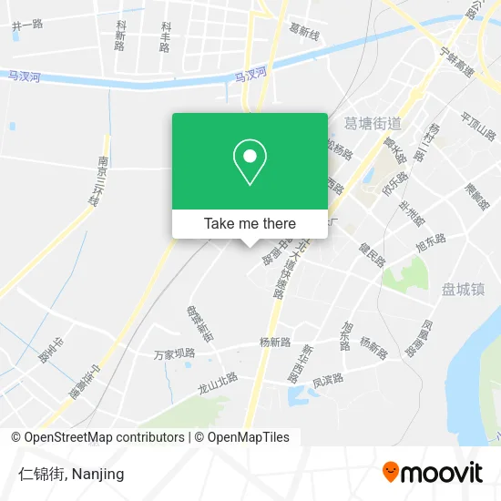 仁锦街 map