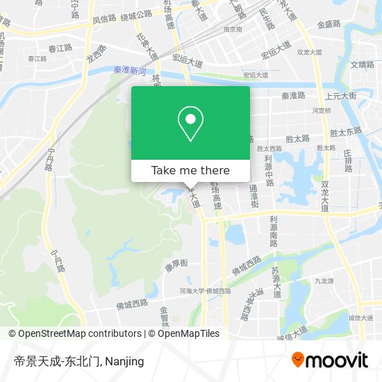 帝景天成-东北门 map