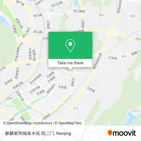 麒麟紫荆城泉水苑-西二门 map