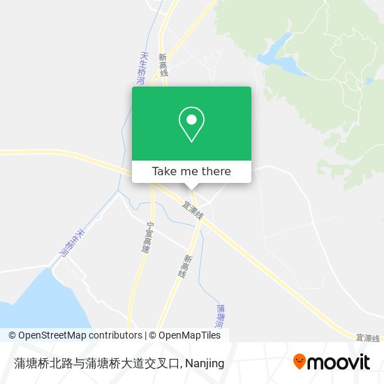 蒲塘桥北路与蒲塘桥大道交叉口 map