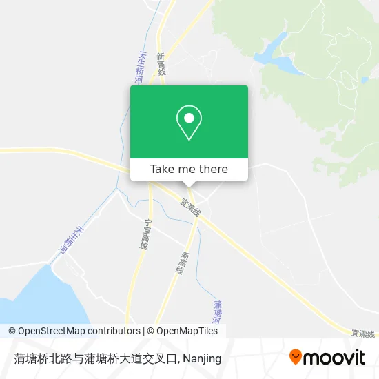 蒲塘桥北路与蒲塘桥大道交叉口 map