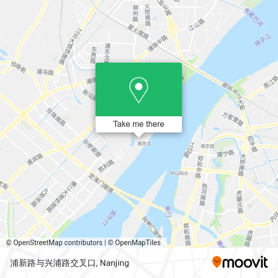 浦新路与兴浦路交叉口 map