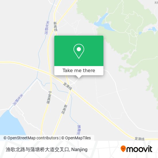 渔歌北路与蒲塘桥大道交叉口 map
