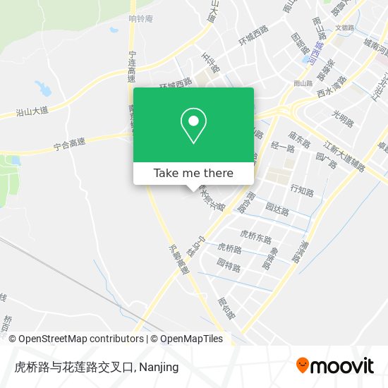 虎桥路与花莲路交叉口 map