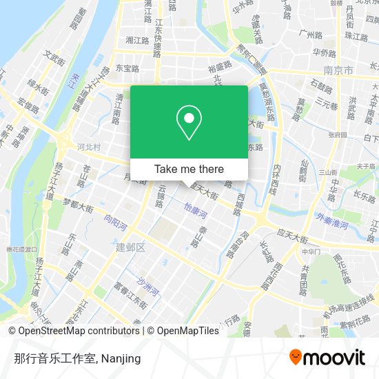 那行音乐工作室 map