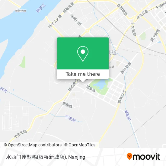 水西门瘦型鸭(板桥新城店) map