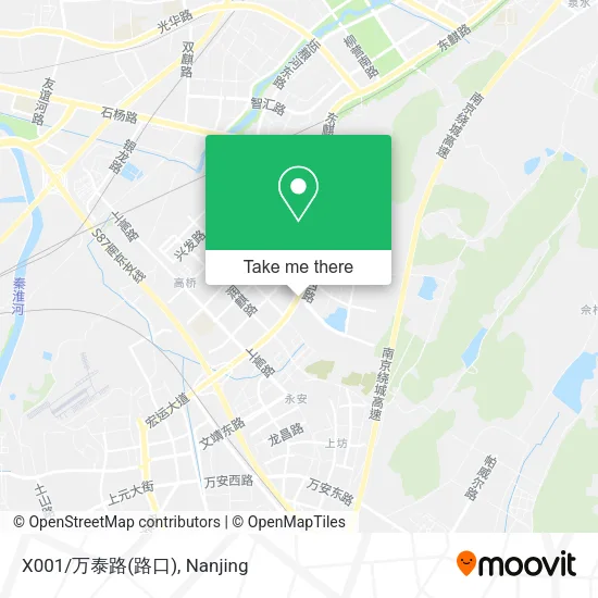 X001/万泰路(路口) map