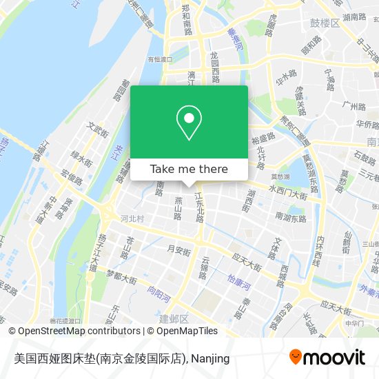美国西娅图床垫(南京金陵国际店) map