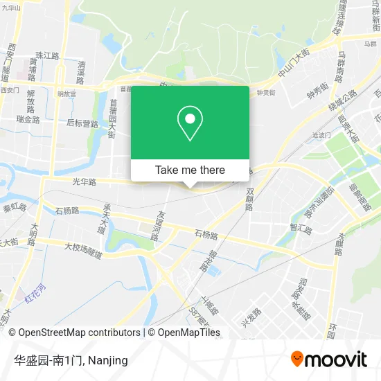 华盛园-南1门 map