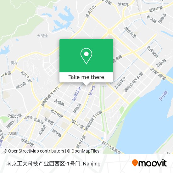 南京工大科技产业园西区-1号门 map