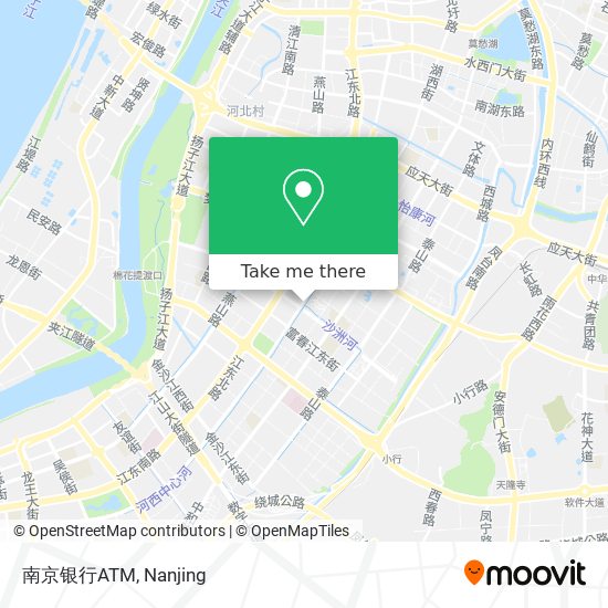 南京银行ATM map
